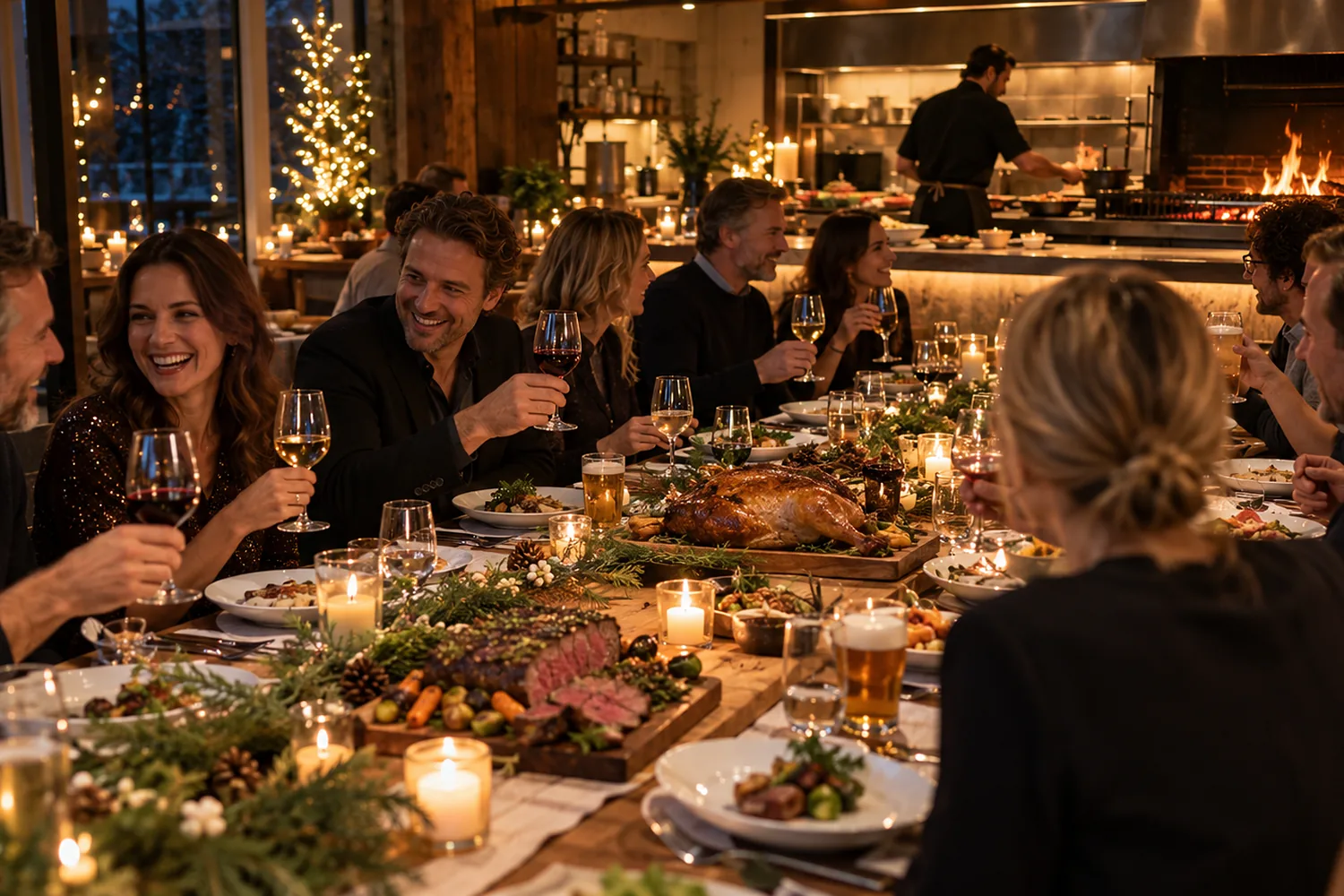 Weihnachtsfeier am Grill im Aromenwerk